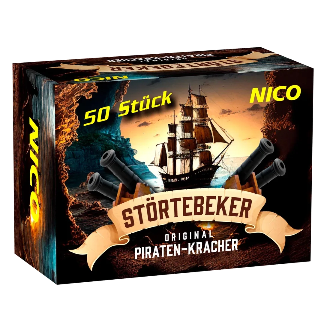 Störtebeker, 50er-Schtl. — Batterien — von NICO — Silvester-Feuerwerk kaufen bei stopine