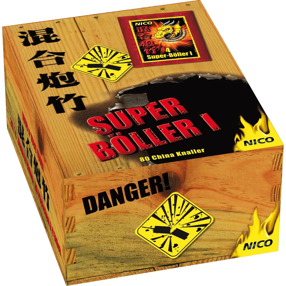 Super-Böller I, 4er-Päck. 100/ 5/ 1 — Böller — von NICO — Silvester-Feuerwerk kaufen bei stopine
