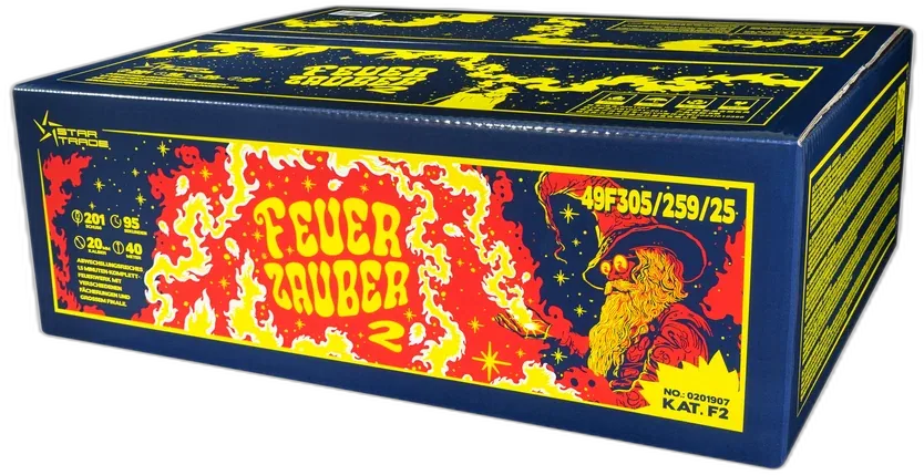 Feuerzauber 2, 201 Schuss — Verbundfeuerwerk — von Startrade — Silvester-Feuerwerk kaufen bei stopine