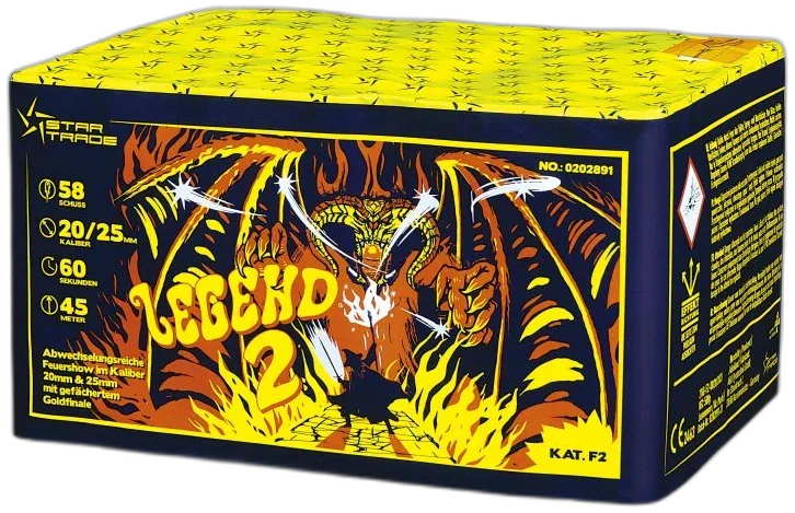 Legend 2 — Batterien — von Startrade — Silvester-Feuerwerk kaufen bei stopine