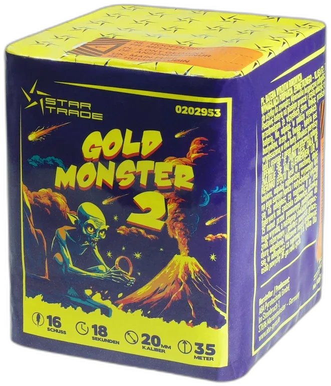Gold Monster 2 — Batterien — von Startrade — Silvester-Feuerwerk kaufen bei stopine