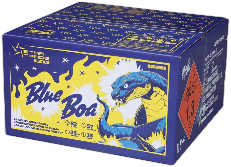 Blue Boa — Verbundfeuerwerk — von Startrade — Silvester-Feuerwerk kaufen bei stopine