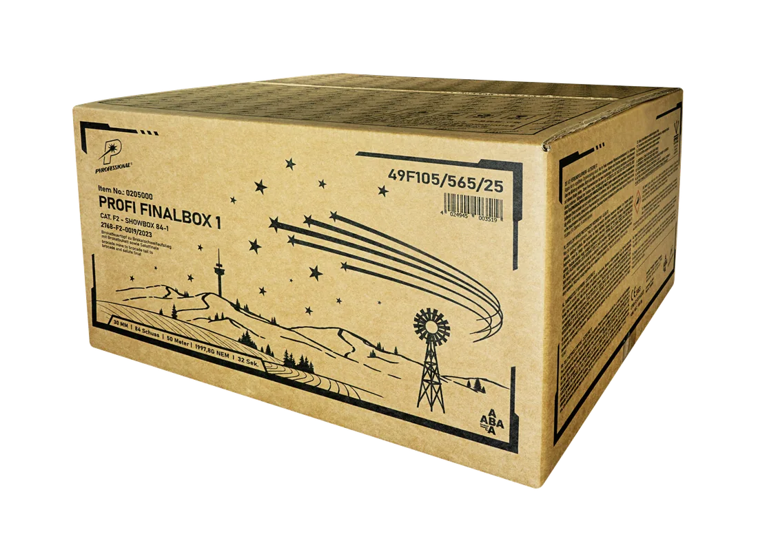 84 Schuss - Profi Finalbox 1 — Batterien — von Pyrofessional — Silvester-Feuerwerk kaufen bei stopine