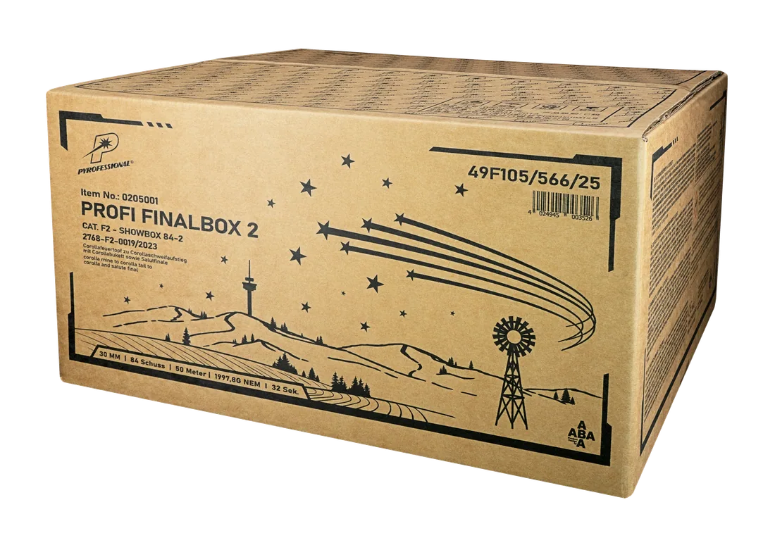 84 Schuss - Profi Finalbox 2 — Batterien — von Pyrofessional — Silvester-Feuerwerk kaufen bei stopine