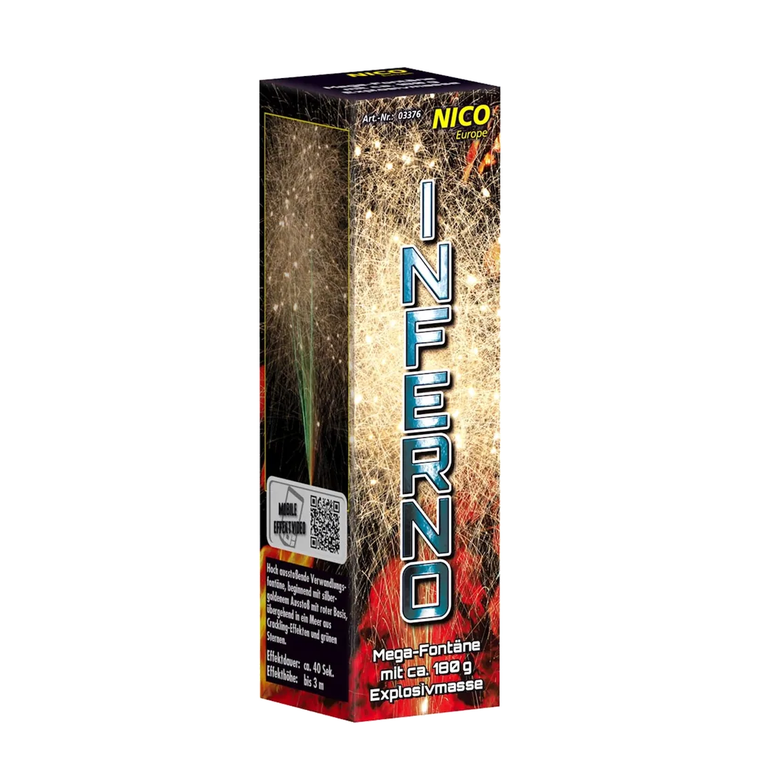 Inferno, Mega-Fontäne — Fontänen & Vulkane — von NICO — Silvester-Feuerwerk kaufen bei stopine