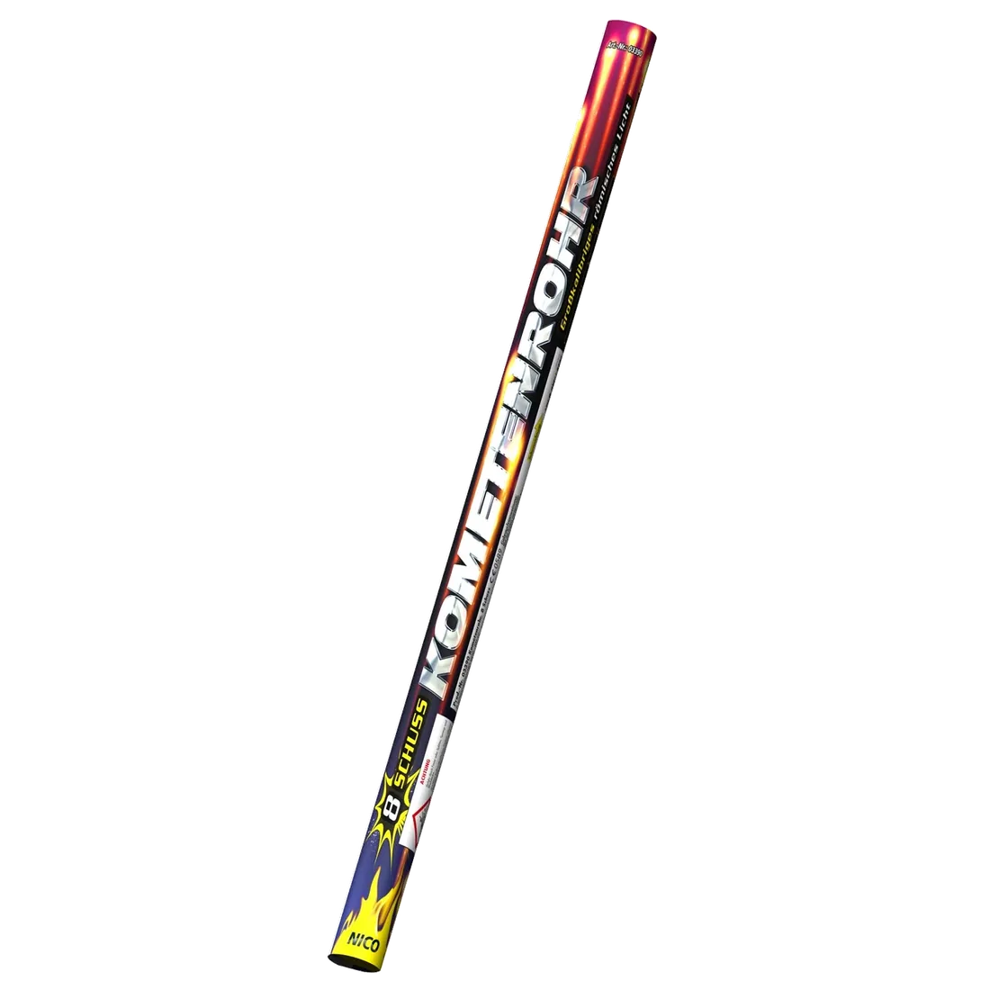 Kometenrohr, 8 Schuss — Fontänen & Vulkane — von NICO — Silvester-Feuerwerk kaufen bei stopine