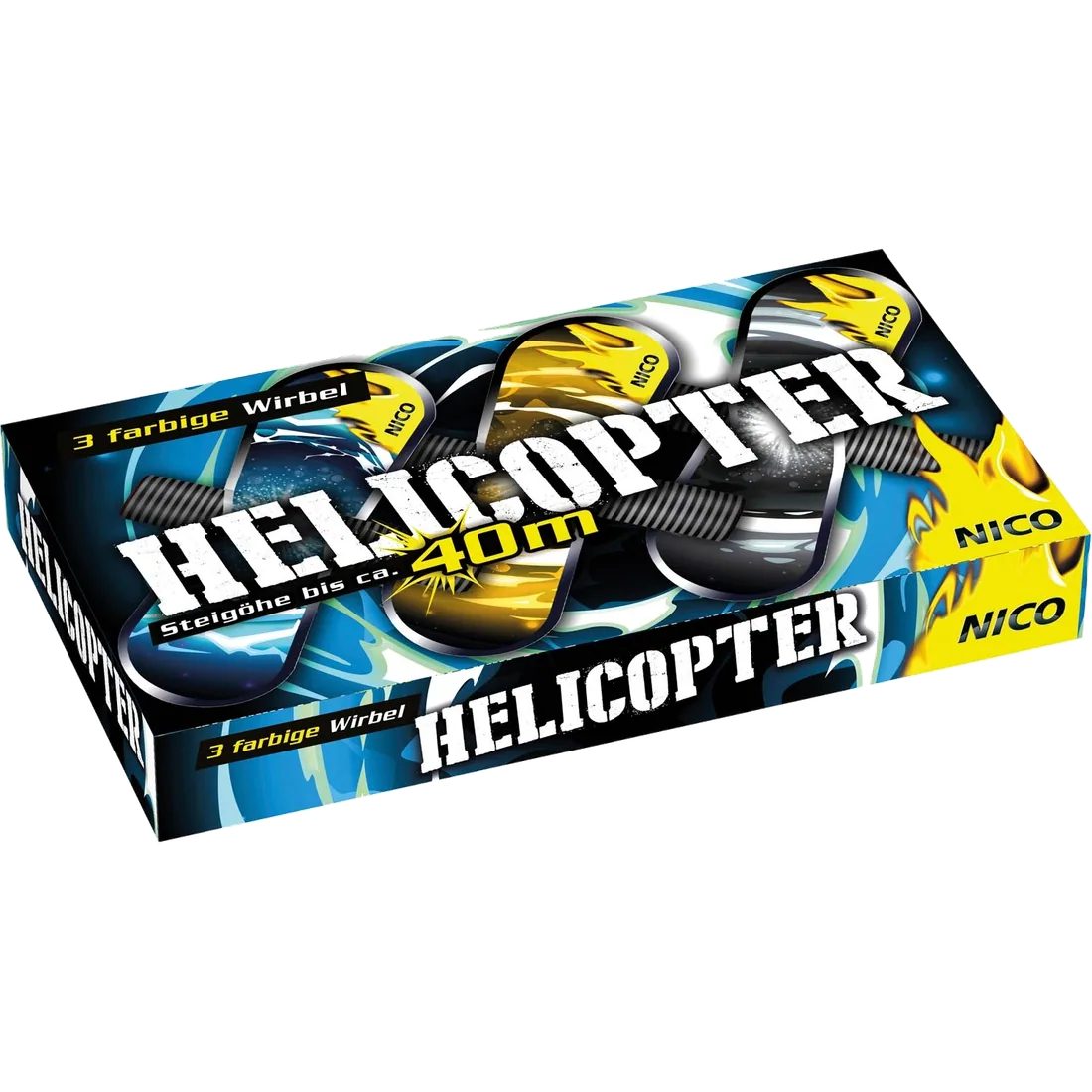 Helicopter, 3er-Schtl. — Fontänen & Vulkane — von NICO — Silvester-Feuerwerk kaufen bei stopine