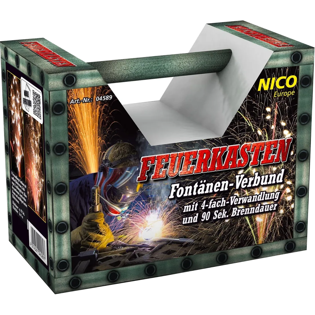 Feuerkasten, Fontänen-Verbund — Fontänen & Vulkane — von NICO — Silvester-Feuerwerk kaufen bei stopine