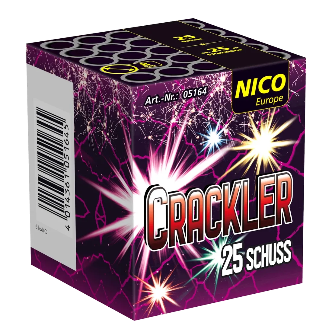 Crackler, 25 Schuss — Batterien — von NICO — Silvester-Feuerwerk kaufen bei stopine