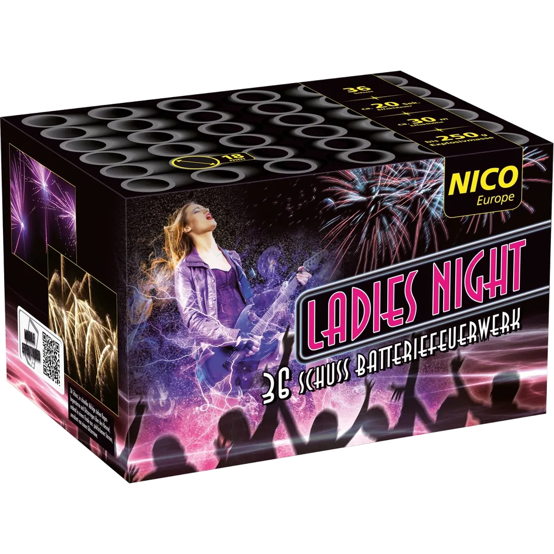 Ladies Night, 36 Schuss — Batterien — von NICO — Silvester-Feuerwerk kaufen bei stopine
