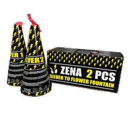 Zena Silver to Flower Fontäne, 2 Stück — Fontänen & Vulkane — von Zena — Silvester-Feuerwerk kaufen bei stopine
