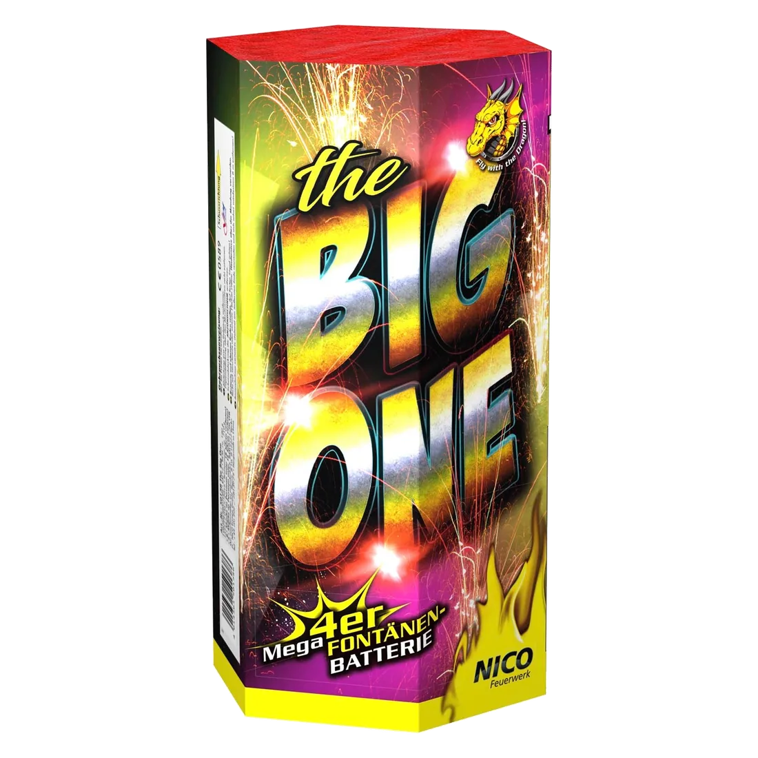 The Big One, 4er-Fontänenbatterie — Fontänen & Vulkane — von NICO — Silvester-Feuerwerk kaufen bei stopine