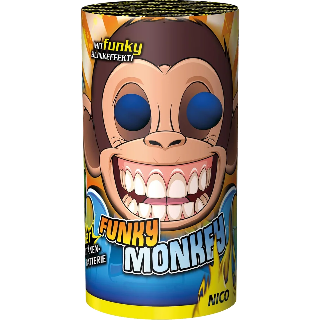 Funky Monkey, 4er-Fontänenverbund — Fontänen & Vulkane — von NICO — Silvester-Feuerwerk kaufen bei stopine