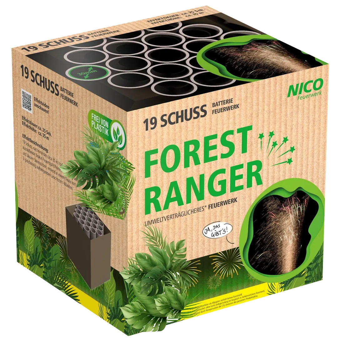 Forest Ranger, 19 Schuss — Batterien — von NICO — Silvester-Feuerwerk kaufen bei stopine