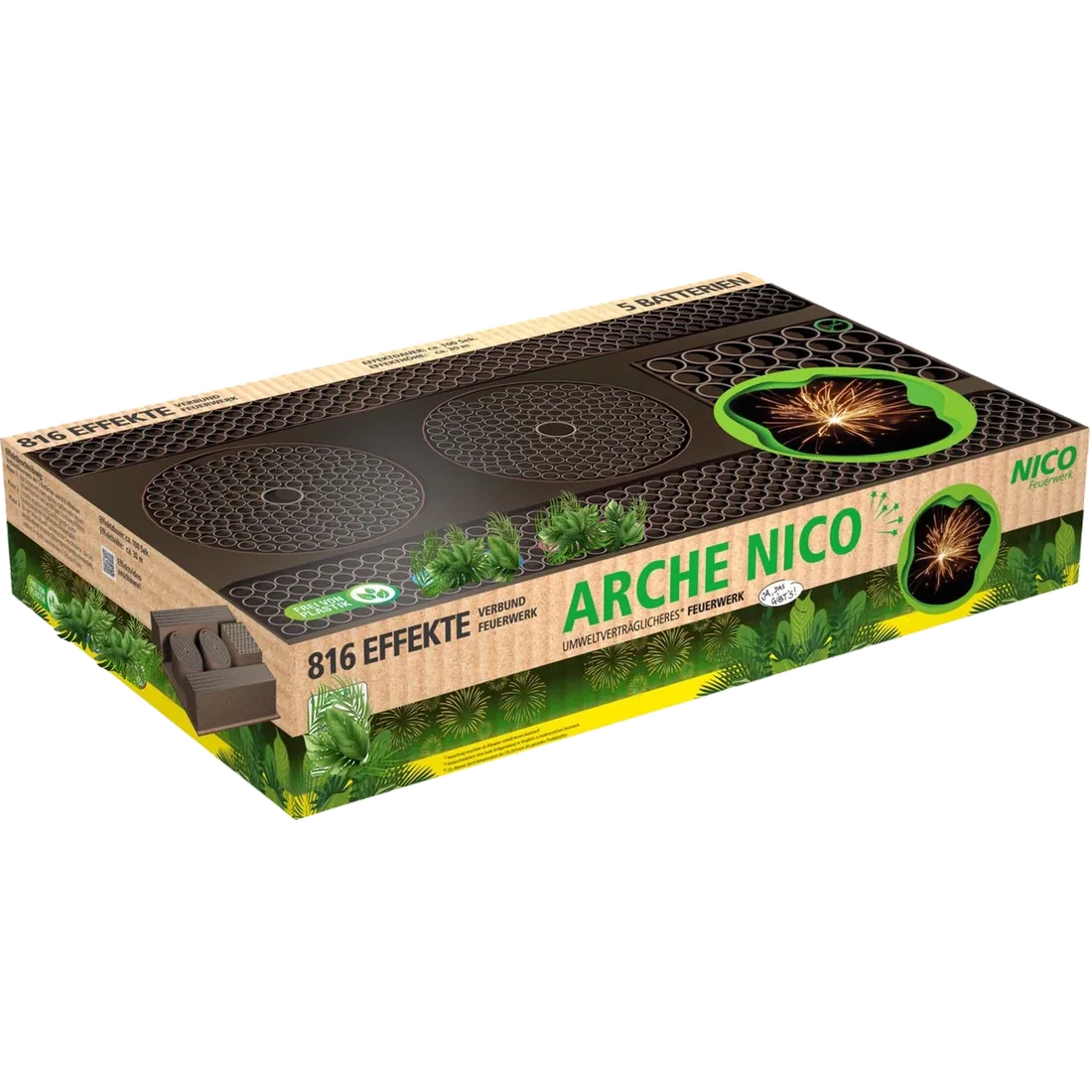 Arche NICO, 816 Effekte — Batterien — von NICO — Silvester-Feuerwerk kaufen bei stopine