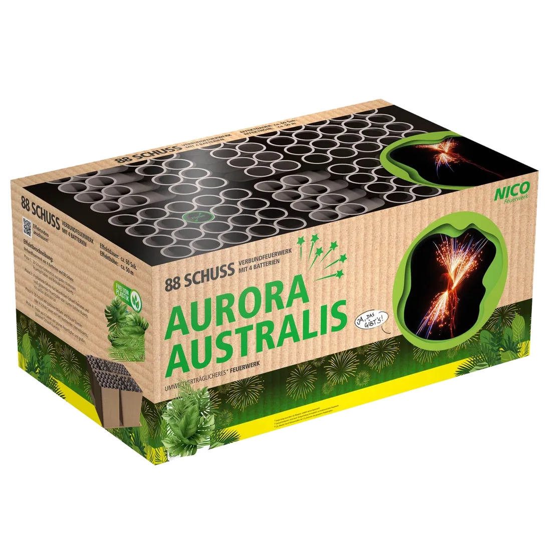 Aurora Australis, 88 Schuss — Batterien — von NICO — Silvester-Feuerwerk kaufen bei stopine