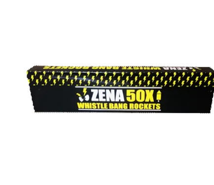 Zena Whistle Bang Raketen, 50 Stück — Raketen — von Zena — Silvester-Feuerwerk kaufen bei stopine