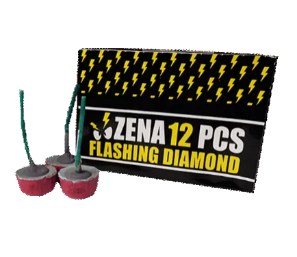 Zena Flashing Diamond, 12 Stück — Jugendfeuerwerk (Kat. F1) — von Zena — Silvester-Feuerwerk kaufen bei stopine