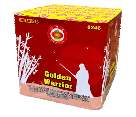 Golden Warrior 36 Schuss — Batterien — von Zena — Silvester-Feuerwerk kaufen bei stopine