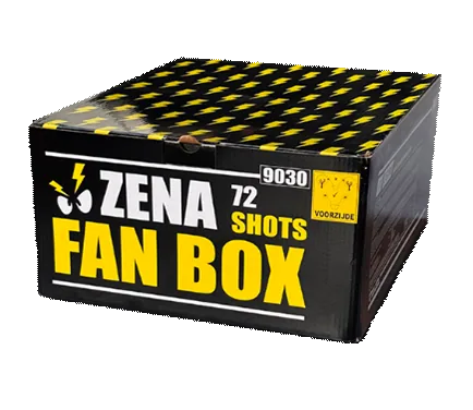 Zena Fan Box 72 Schuss — Verbundfeuerwerk — von Zena — Silvester-Feuerwerk kaufen bei stopine