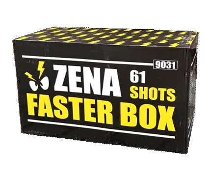 Zena Faster Box 61 Schuss — Verbundfeuerwerk — von Zena — Silvester-Feuerwerk kaufen bei stopine