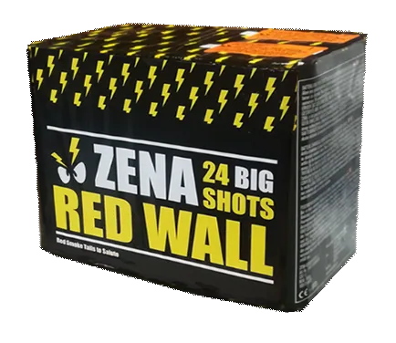 Zena Red Wall 24 Schuss — Batterien — von Zena — Silvester-Feuerwerk kaufen bei stopine