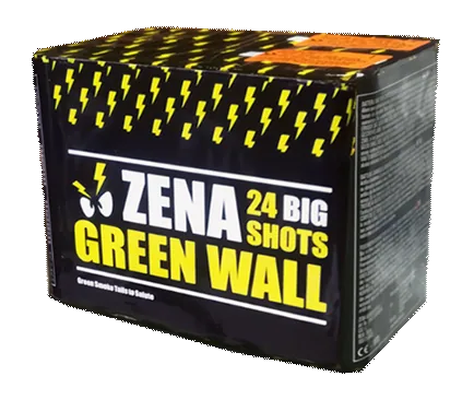 Zena Green Wall 24 Schuss — Batterien — von Zena — Silvester-Feuerwerk kaufen bei stopine