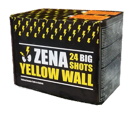 Zena Yellow Wall 24 Schuss — Batterien — von Zena — Silvester-Feuerwerk kaufen bei stopine