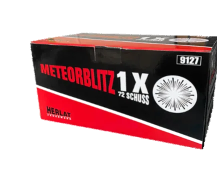 Meteorblitz 72 Schuss — Verbundfeuerwerk — von Zena — Silvester-Feuerwerk kaufen bei stopine