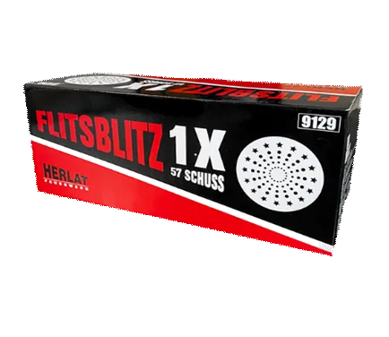 Flitsblitz 57 Schuss — Verbundfeuerwerk — von Zena — Silvester-Feuerwerk kaufen bei stopine