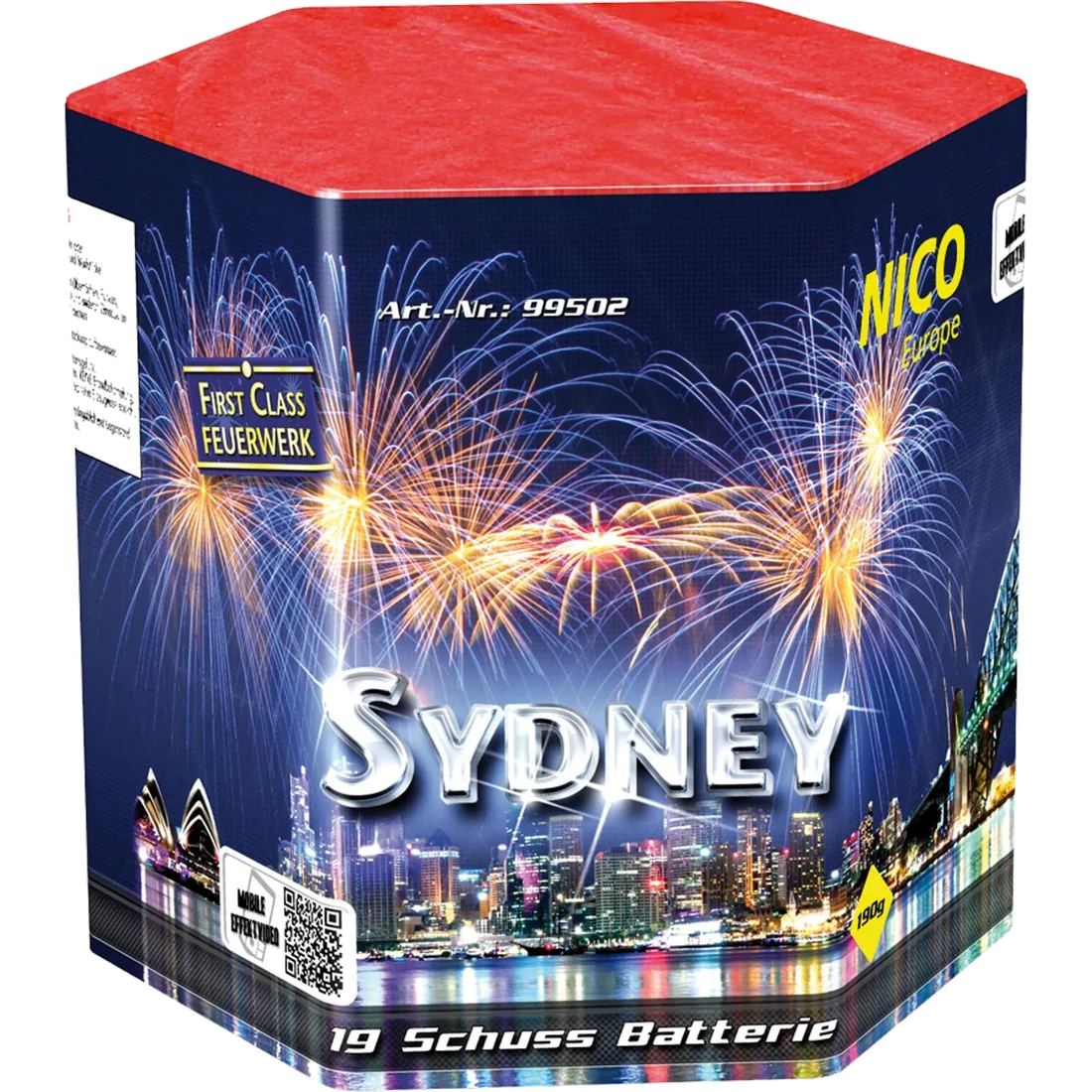 Sydney, 19 Schuss — Batterien — von NICO — Silvester-Feuerwerk kaufen bei stopine