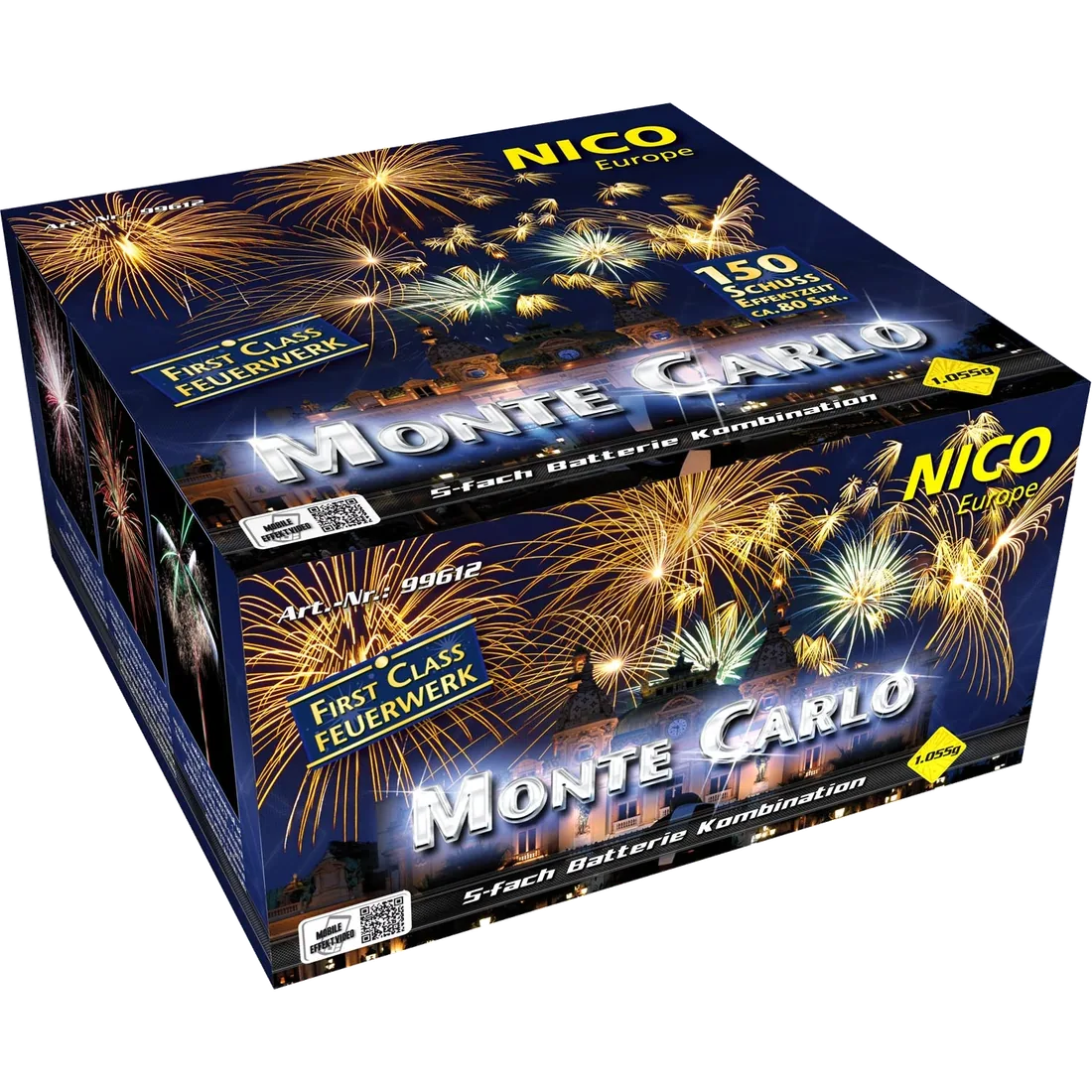 Monte Carlo, 150 Schuss — Batterien — von NICO — Silvester-Feuerwerk kaufen bei stopine