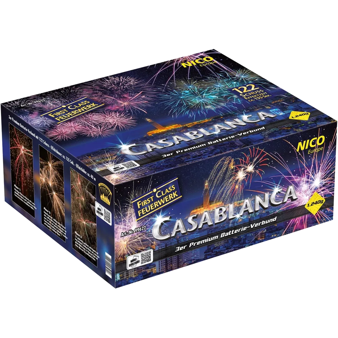 Casablanca, 122 Schuss — Batterien — von NICO — Silvester-Feuerwerk kaufen bei stopine