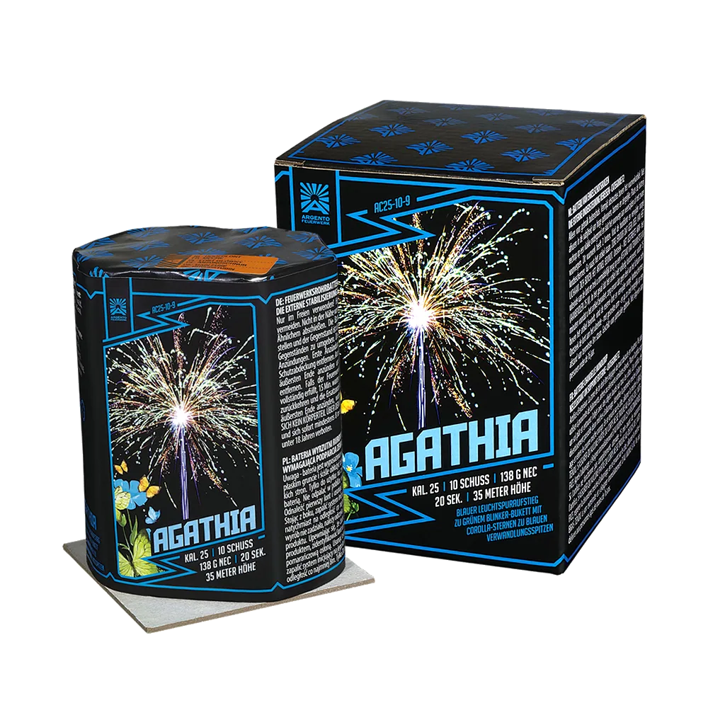 Agathia — Batterien — von Funke — Silvester-Feuerwerk kaufen bei stopine