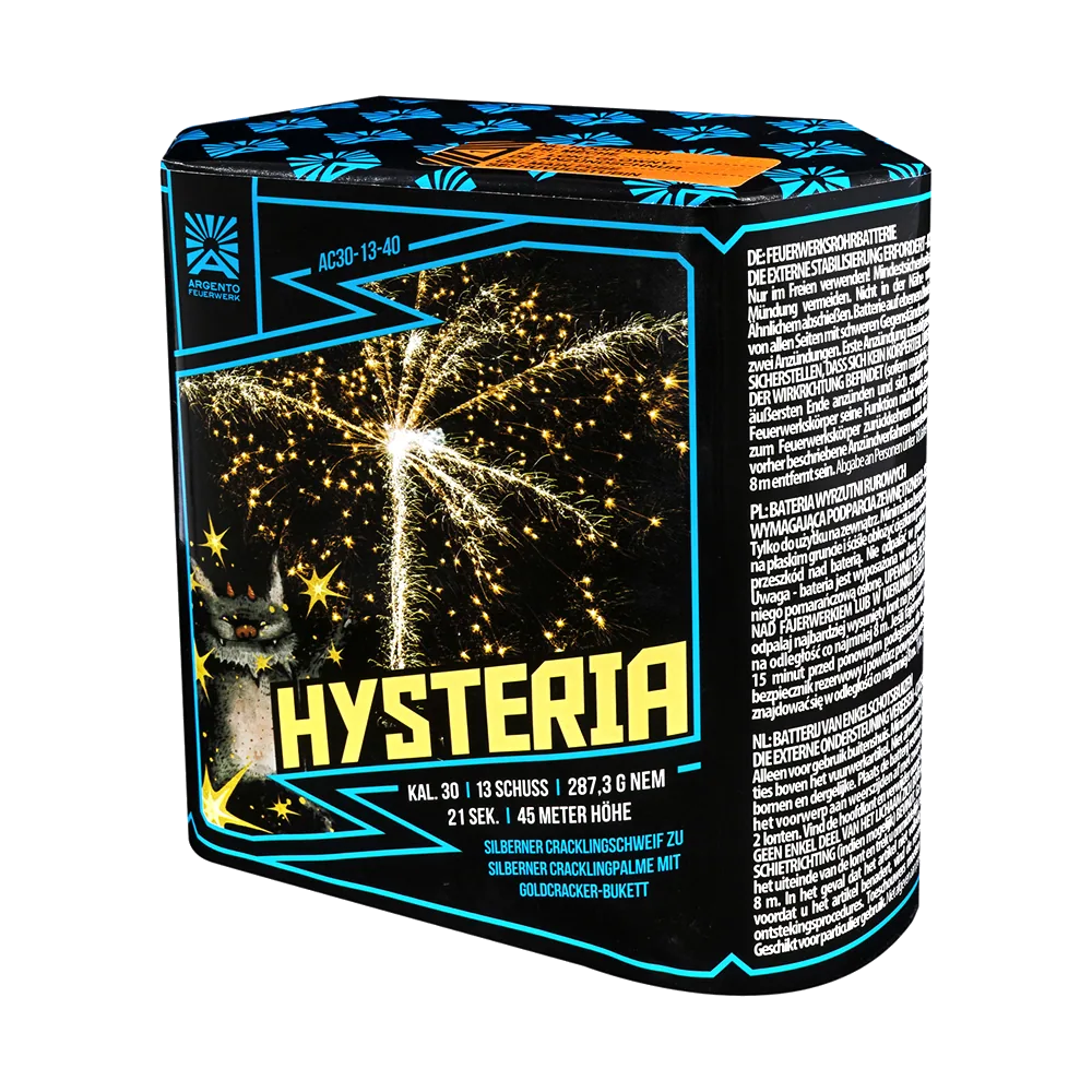 Hysteria — Batterien — von Funke — Silvester-Feuerwerk kaufen bei stopine