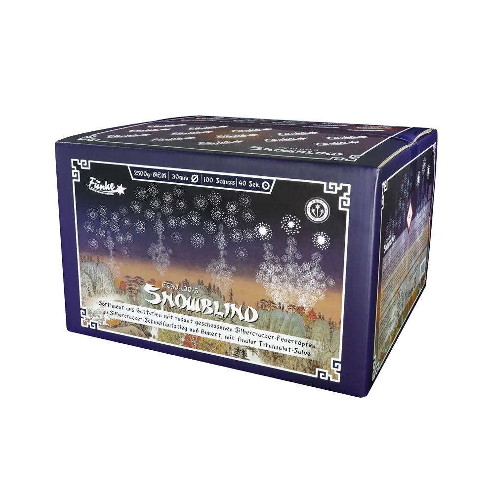 Snowblind — Verbundfeuerwerk — von Funke — Silvester-Feuerwerk kaufen bei stopine