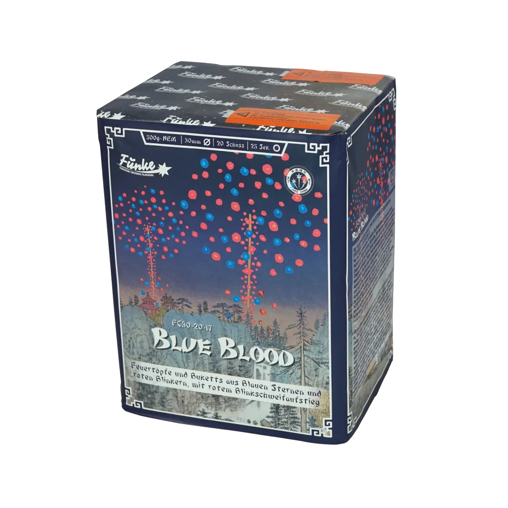 Blue Blood — Batterien — von Funke — Silvester-Feuerwerk kaufen bei stopine