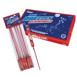 Mini-Raketen Silbercracker — Raketen — von Funke — Silvester-Feuerwerk kaufen bei stopine