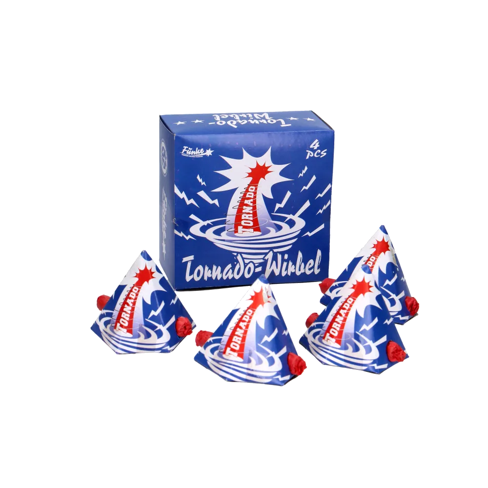 Tornado-Wirbel (4er-Packung) — Fontänen & Vulkane — von Funke — Silvester-Feuerwerk kaufen bei stopine