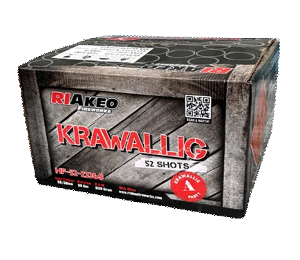 Krawallig A 52 Schuss — Verbundfeuerwerk — von Riakeo — Silvester-Feuerwerk kaufen bei stopine