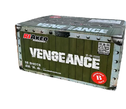 Vengeance B 58 Schuss — Verbundfeuerwerk — von Riakeo — Silvester-Feuerwerk kaufen bei stopine