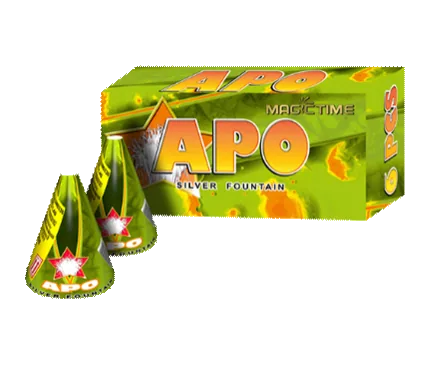 Apo, 6 Stück — Fontänen & Vulkane — von Zena — Silvester-Feuerwerk kaufen bei stopine