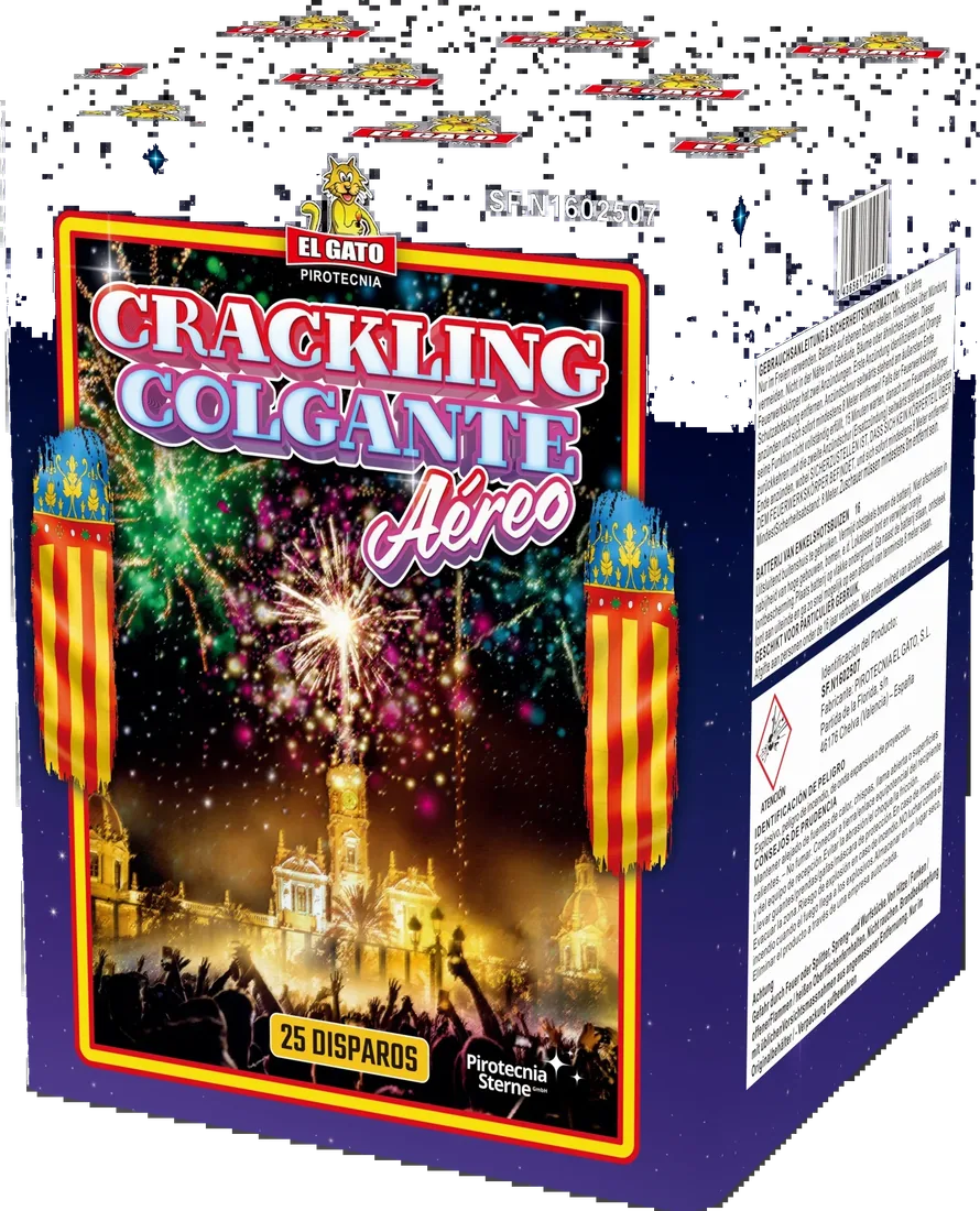 Cracker Colante, 25 Schuss — Batterien — von Pirotecnia El Gato — Silvester-Feuerwerk kaufen bei stopine
