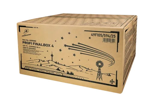 84 Schuss - Profi Finalbox 4 — Verbundfeuerwerk — von Pyrofessional — Silvester-Feuerwerk kaufen bei stopine