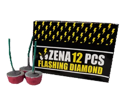 Zena Flashing Diamond, 12 Stück — Jugendfeuerwerk (Kat. F1) — von Zena — Silvester-Feuerwerk kaufen bei stopine