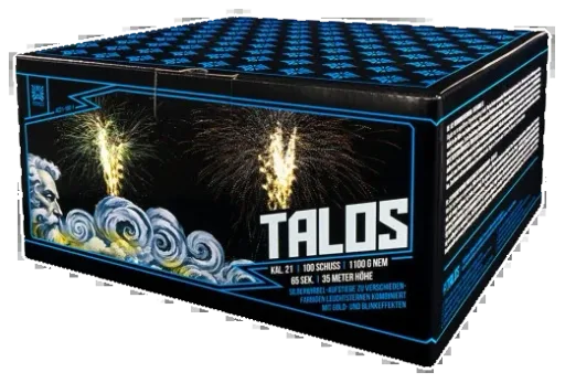 Talos, 100 Schuss — Verbundfeuerwerk — von Argento — Silvester-Feuerwerk kaufen bei stopine