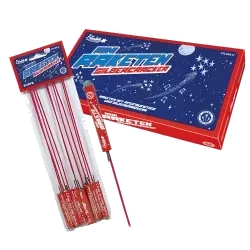 Mini-Raketen Silbercracker — Raketen — von Funke — Silvester-Feuerwerk kaufen bei stopine