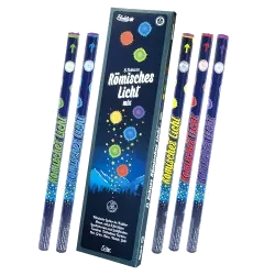 8 Schuss Römische Lichter Kal. C - Mix — Fontänen & Vulkane — von Funke — Silvester-Feuerwerk kaufen bei stopine
